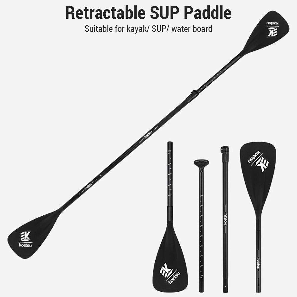 Fishing Kayak Crate - Pagaie SUP réglable en alliage d'aluminium,