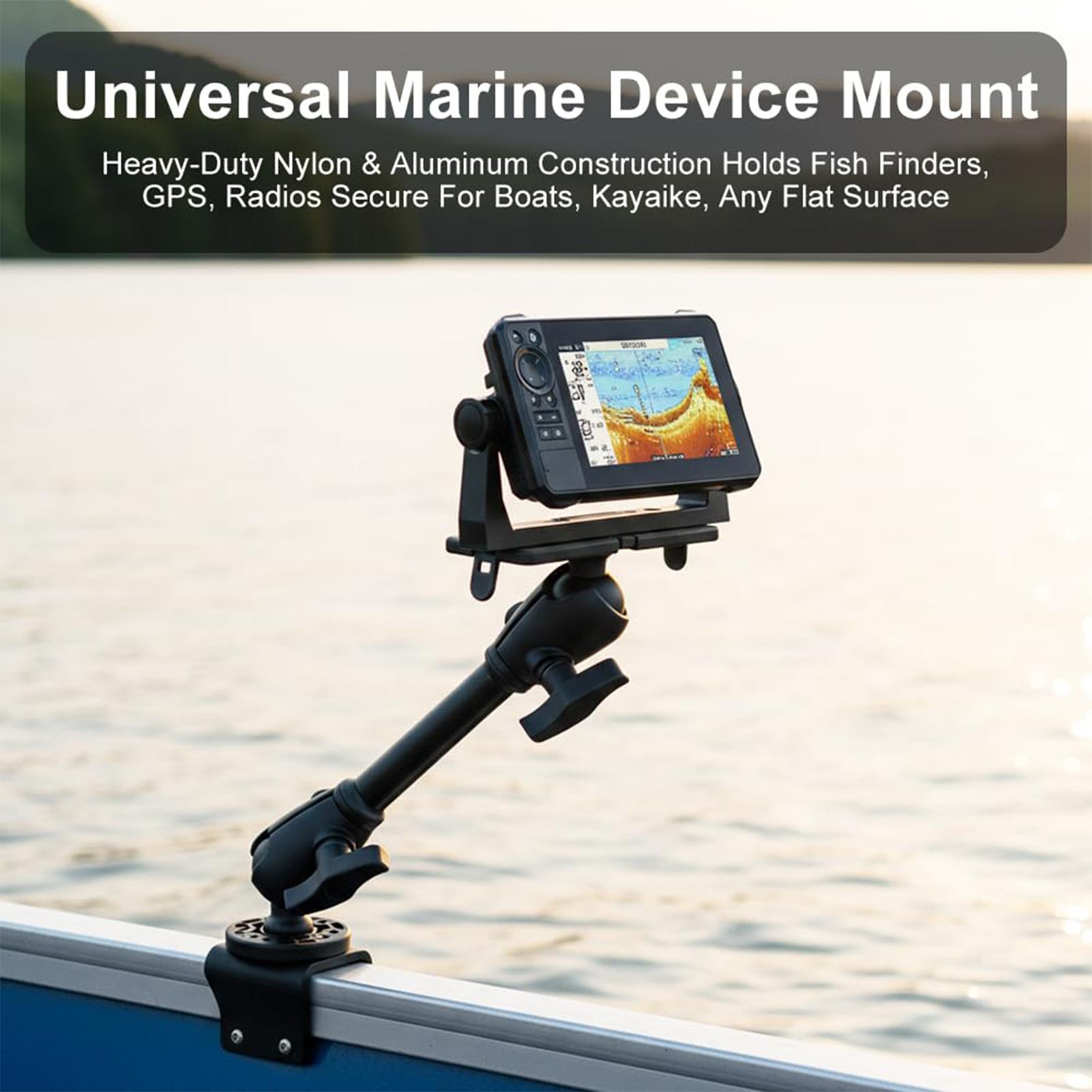 Fishing Kayak Fish Finder Mount - Support de sondeur de pêche rotatif
