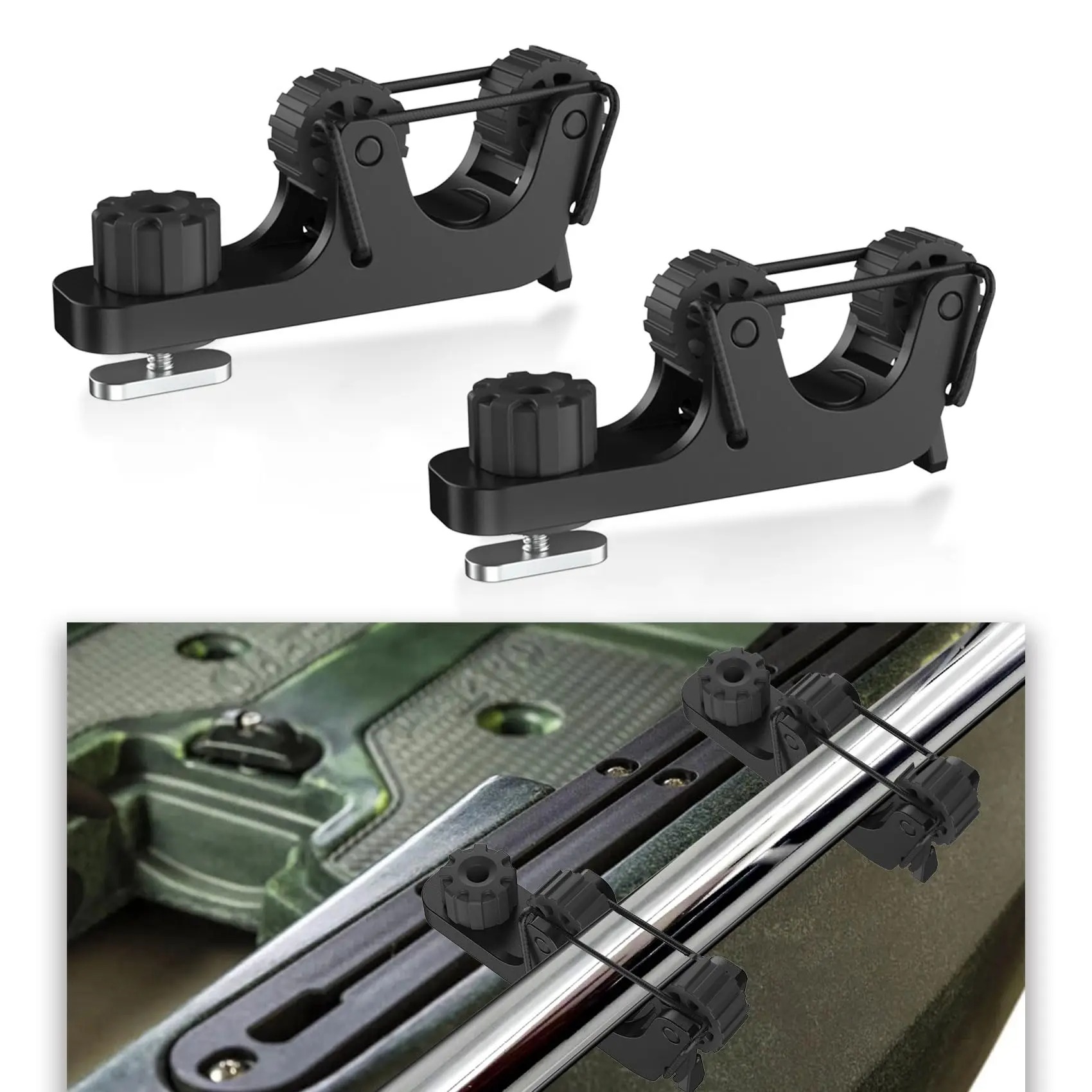 Fishing Kayak Crate - Support de pagaie pour kayak, fixation