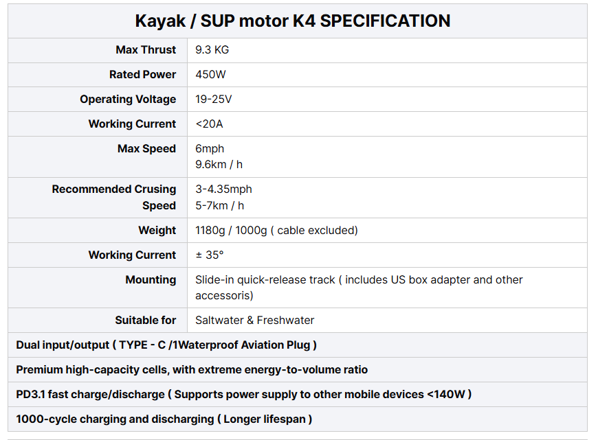 Moteur de pêche électrique sil - Fishing Kayak Trolling Motor avis et prix