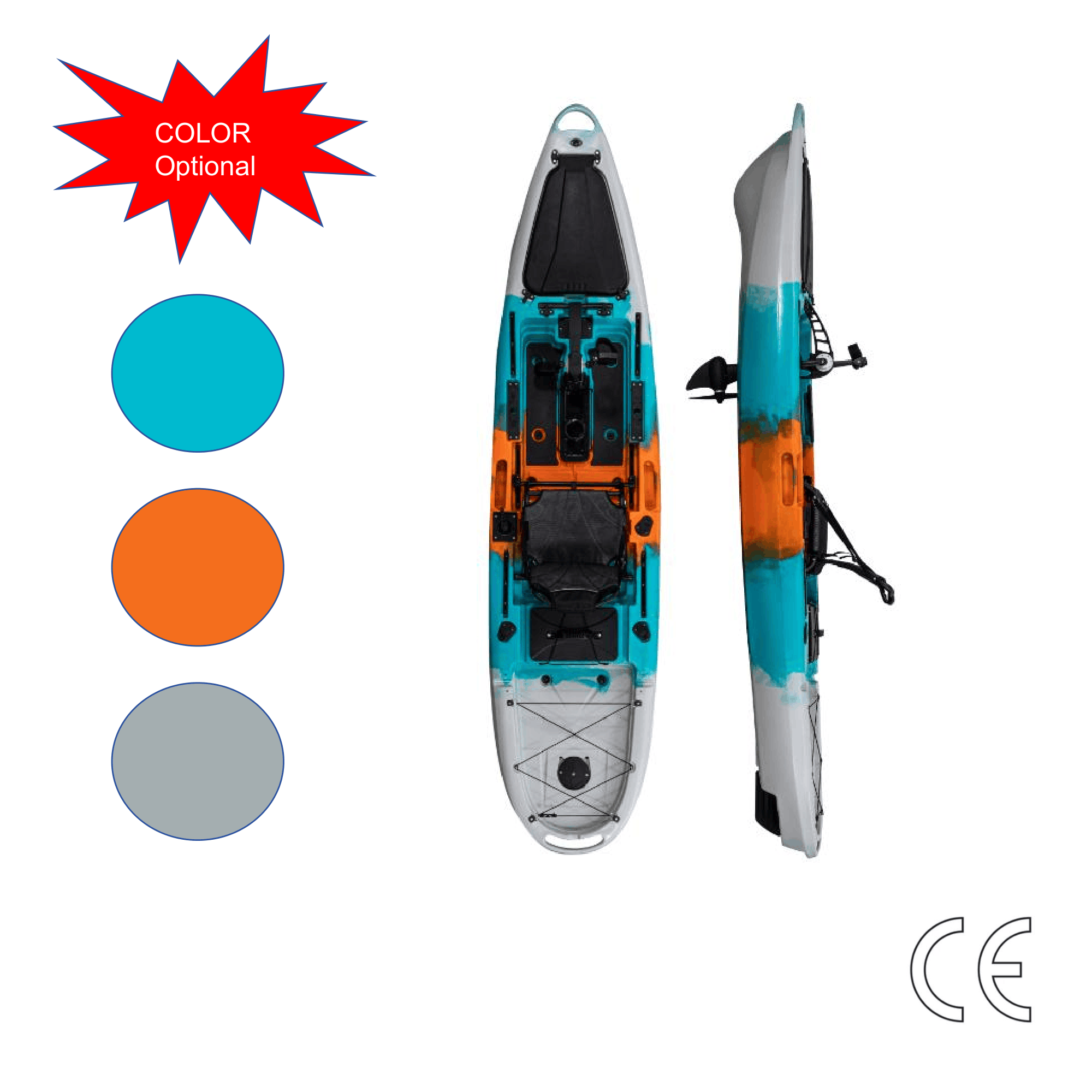 Kayak de pêche à pédales Mirag - Fishing Kayak Pedal Drive avis et prix