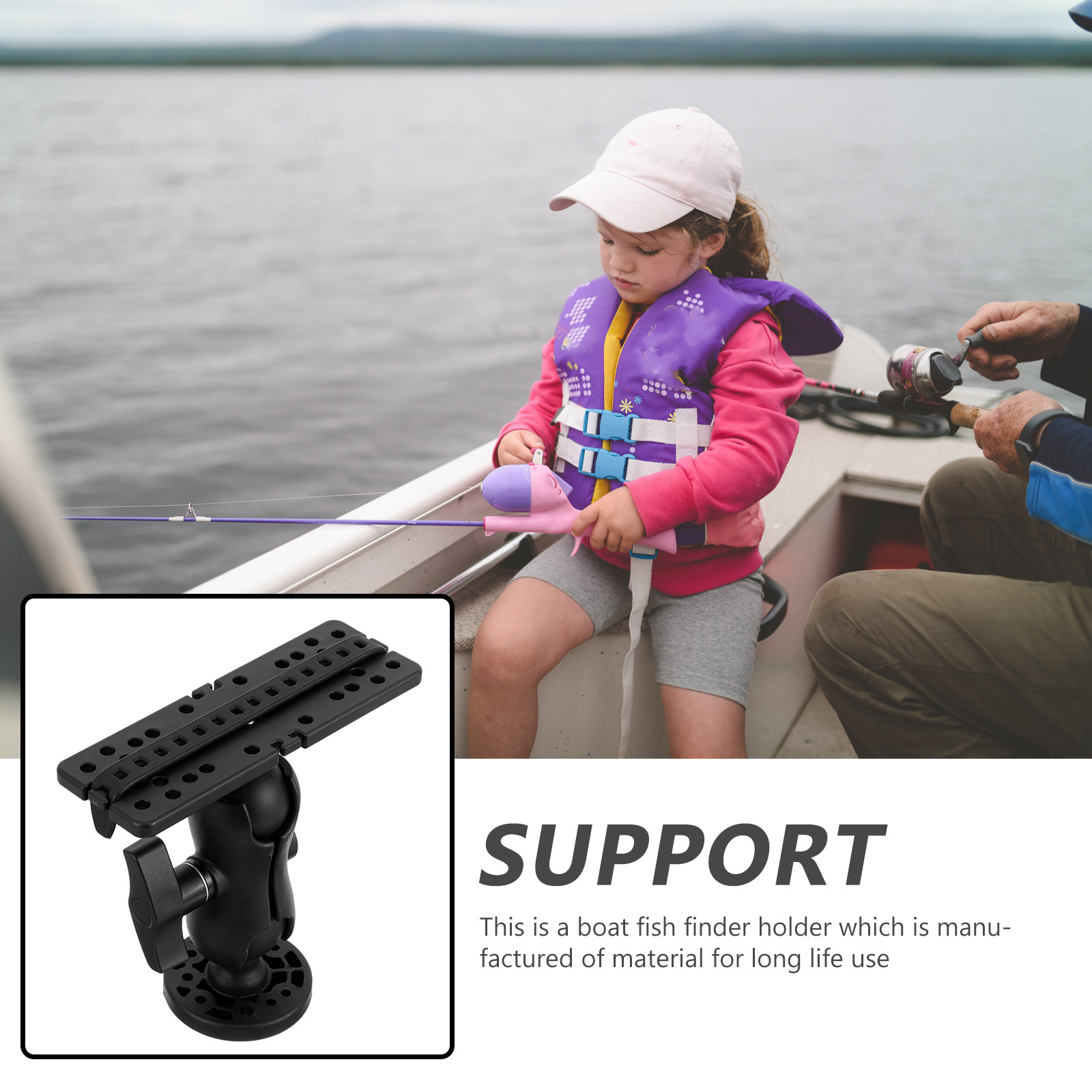 Support pour sondeur de pêche  - Fishing Kayak Fish Finder Mount avis et prix